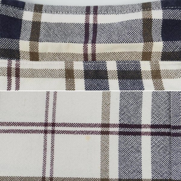 画像5: 90's Eddie Bauer ボタンダウンシャツ “Navy Plaid” (5)