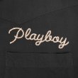 画像3: 00's PLAYBOY オープンカラー レーヨンシャツ “BLACK” (3)