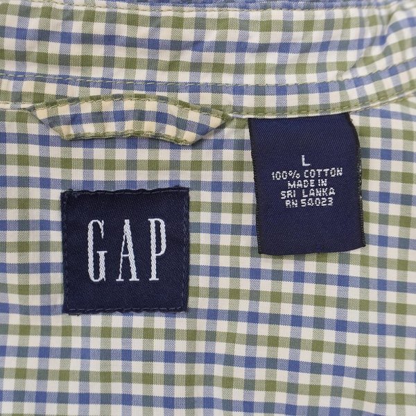 画像2: 00's OLD GAP S/S ボタンダウンシャツ (2)