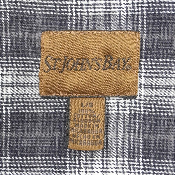 画像2: 90-00's ST.JOHN'S BAY フランネル ボタンダウンシャツ "Ombre Plaid" (2)