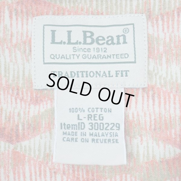 画像2: 00's L.L.Bean S/S 総柄 オープンカラーシャツ 【1】 (2)