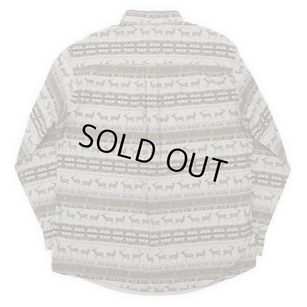 画像2: 90's Woolrich 総柄 ボタンダウンシャツ (2)