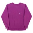 画像1: 90's Champion リバースウィーブ スウェット "目付き / PURPLE / MADE IN USA" (1)