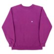 画像1: 90's Champion リバースウィーブ スウェット "目付き / PURPLE / MADE IN USA" (1)