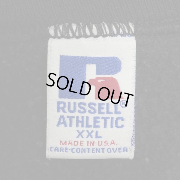画像2: 90's RUSSELL 前V カラーブロックスウェット "MADE IN USA / size XXL" (2)
