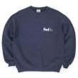 画像2: 90-00's FedEx ロゴプリントスウェット "Lee body" (2)
