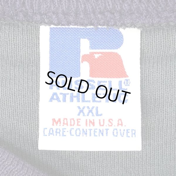 画像2: 90's RUSSELL リブライン ヘンリーネックスウェット “MADE IN USA” (2)