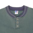 画像3: 90's RUSSELL リブライン ヘンリーネックスウェット “MADE IN USA” (3)