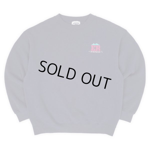 画像1: 90's Lee ロゴ刺繍 スウェット "NAVY / MADE IN USA" (1)