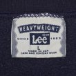 画像2: 90's Lee ロゴ刺繍 スウェット "NAVY / MADE IN USA" (2)