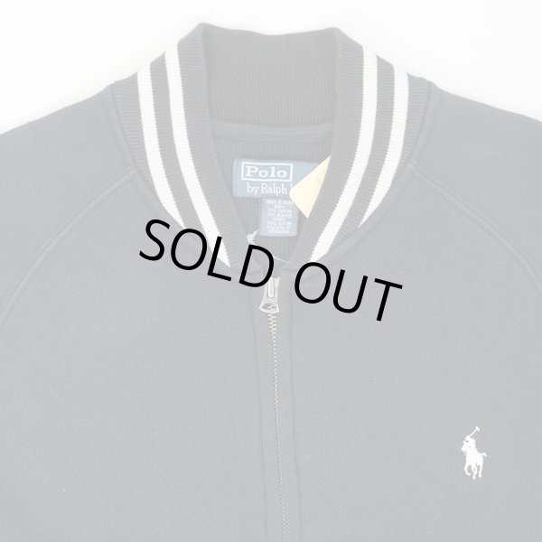 画像4: 00's Polo Ralph Lauren フルジップスウェット "BLACK" (4)
