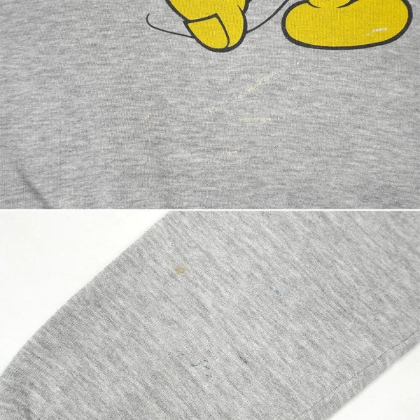画像3: 80's Disney Mickey Mouse キャラクタープリント スウェット "MADE IN USA" (3)