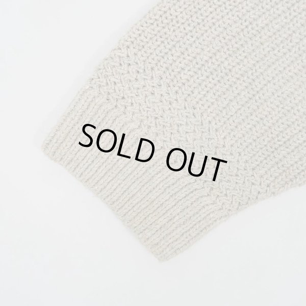 画像4: 90's L.L.Bean ヘンリーネック コットンニット "MADE IN USA" (4)