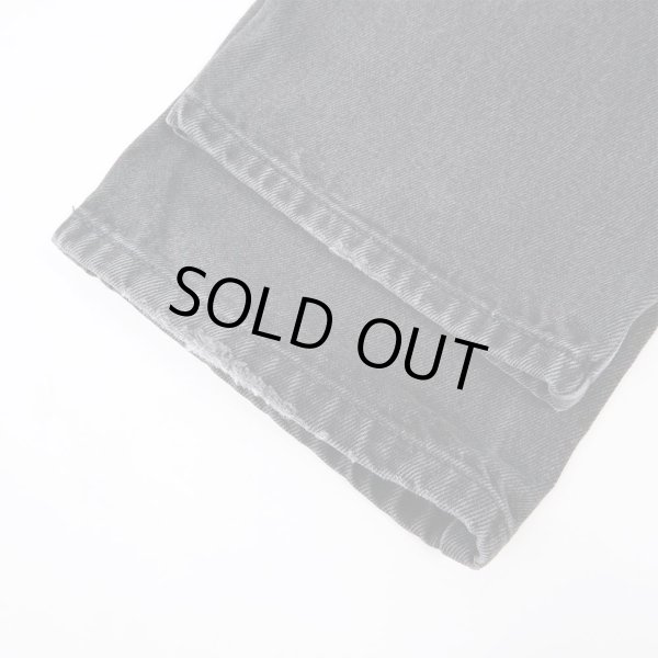 画像4: 90's Levi's 505 ブラックデニムパンツ "W34 L30" (4)