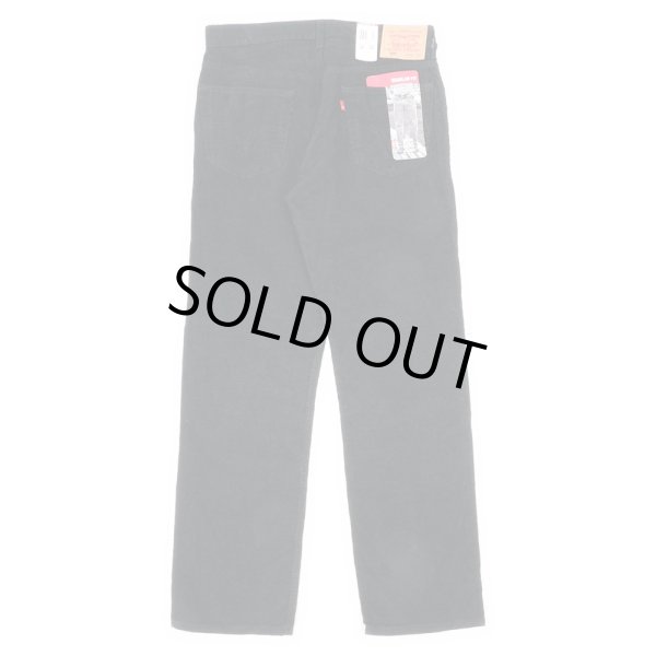 画像2: 00's Levi's 505 コーデュロイパンツ "BLACK / DEADSTOCK" (2)
