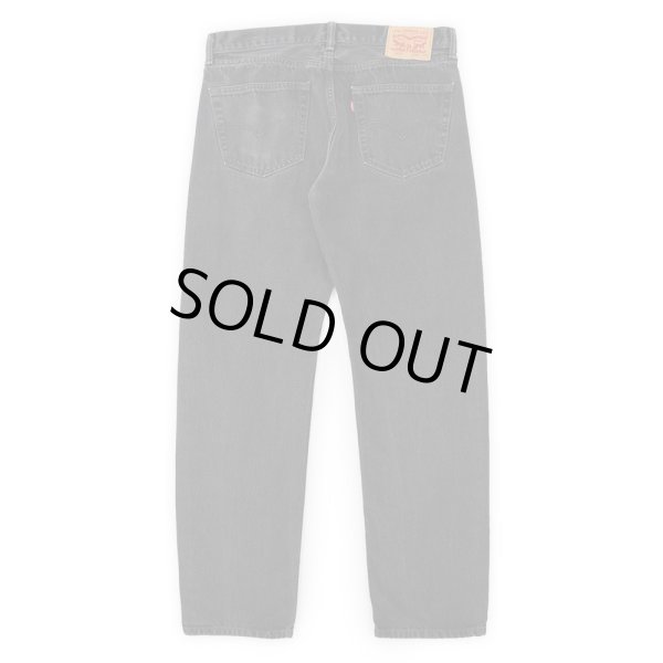 画像2: 00's Levi's 505 ブラックデニムパンツ (2)