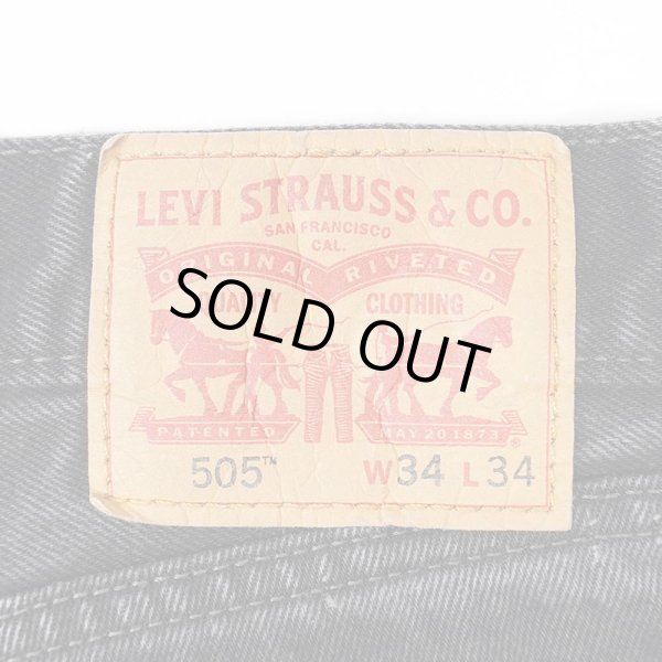 画像3: 00's Levi's 505 ブラックデニムパンツ (3)