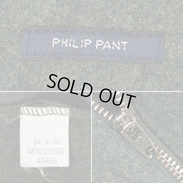 画像4: 90's Polo Ralph Lauren ウールトラウザー "PHILIP PANT" (4)