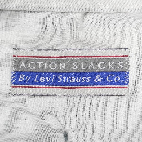 画像3: 90's Levi's アクションスラックス "MADE IN USA / HEATHER CHARCOAL" (3)