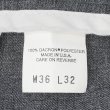 画像4: 90's Levi's アクションスラックス "MADE IN USA / HEATHER CHARCOAL" (4)