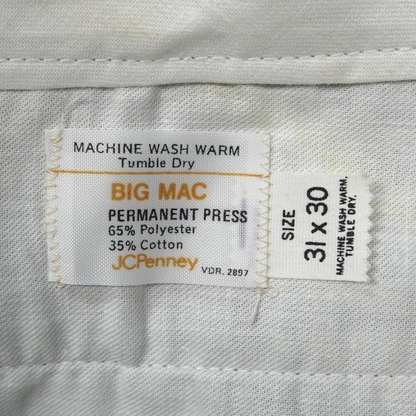 画像3: 70's BIG MAC ワークパンツ "UNIVERSAL STUDIOS" (3)