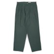 画像1: 90's Eddie Bauer 2タック コットントラウザー "Green Plaid" (1)