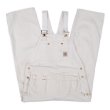 画像1: 80-90's Carhartt エプロン付き ダブルニーオーバーオール "OFF WHITE / MADE IN USA" (1)