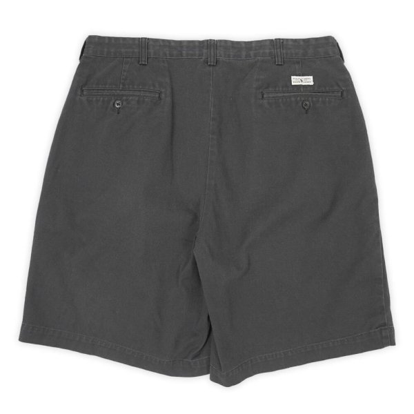 画像2: 90's Polo Raloh Lauren 2タック チノショーツ "TYLER SHORT / FADE BLACK" (2)