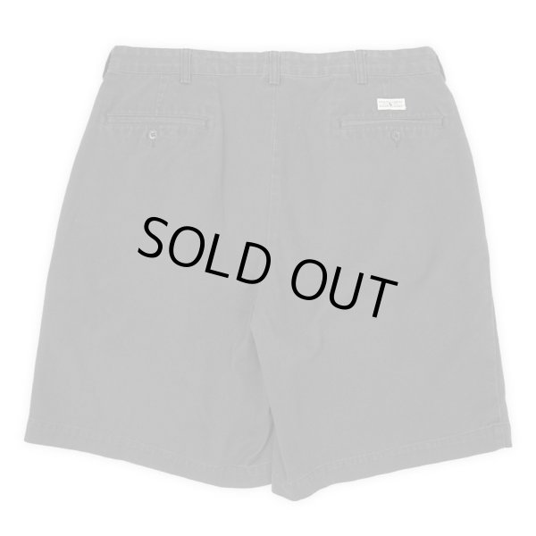 画像2: 90's Polo Raloh Lauren 2タック チノショーツ "TYLER SHORT / FADE BLACK" (2)