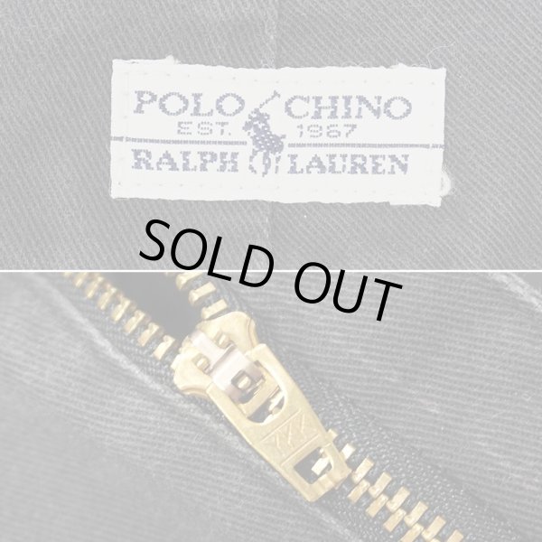 画像3: 90's Polo Raloh Lauren 2タック チノショーツ "TYLER SHORT / FADE BLACK" (3)