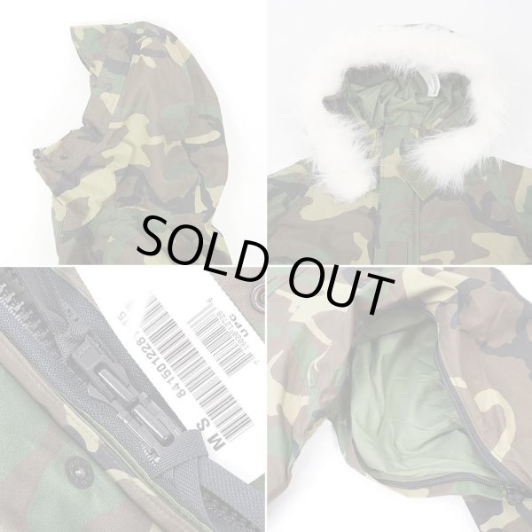 画像4: 【MEDIUM-SHORT / DEADSTOCK】00's US.Armed Forces GEN1 ECWCS ウッドランドカモ柄 GORE-TEX PARKA (4)