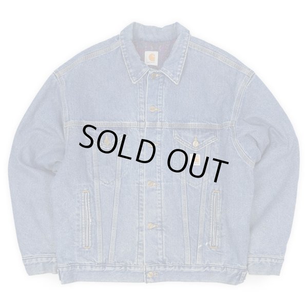 画像1: 90's Carhartt デニムトラッカージャケット "Southwest Collection" (1)