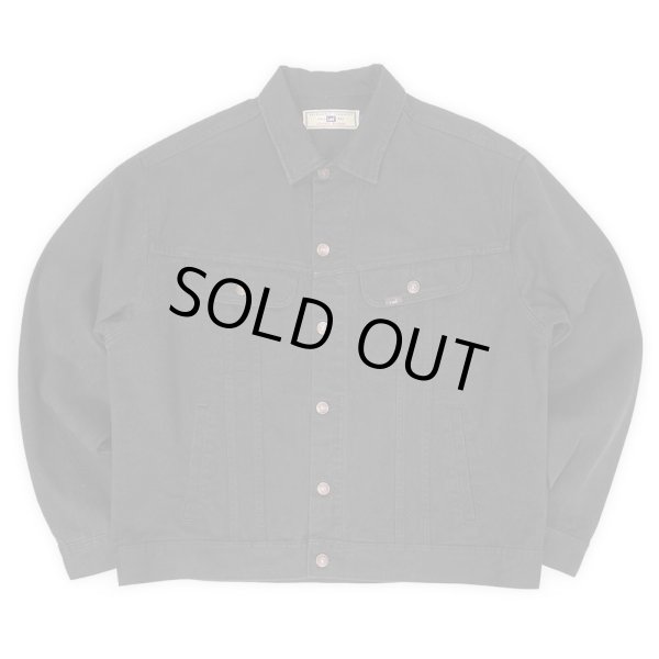 画像1: 00's Lee 7175SB ブラックデニムジャケット (1)