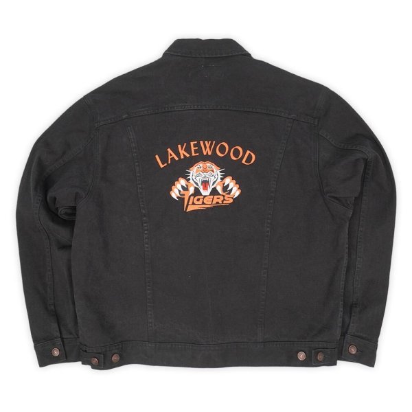 画像2: 00's Lee 7175SB ブラックデニムジャケット (2)