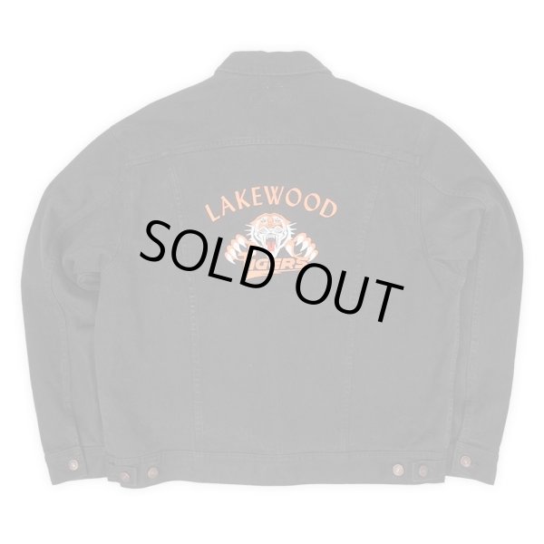 画像2: 00's Lee 7175SB ブラックデニムジャケット (2)