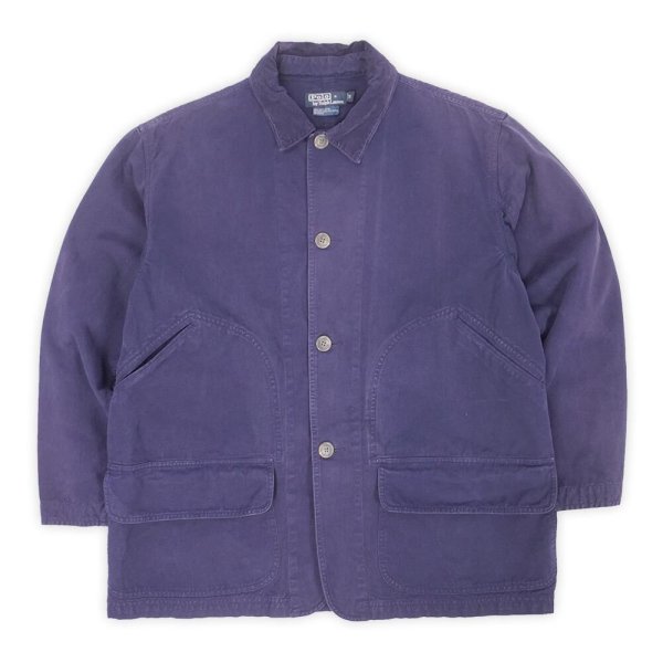 画像1: 90's Polo Ralph Lauren フィールドコート "FADE NAVY" (1)