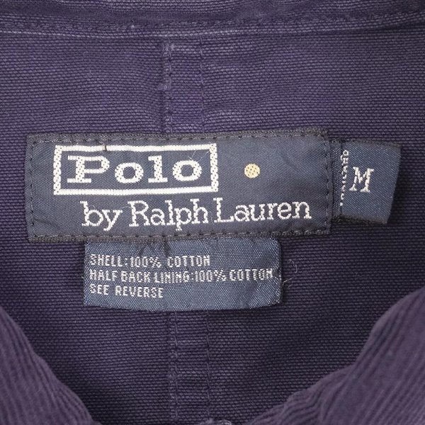 画像3: 90's Polo Ralph Lauren フィールドコート "FADE NAVY" (3)
