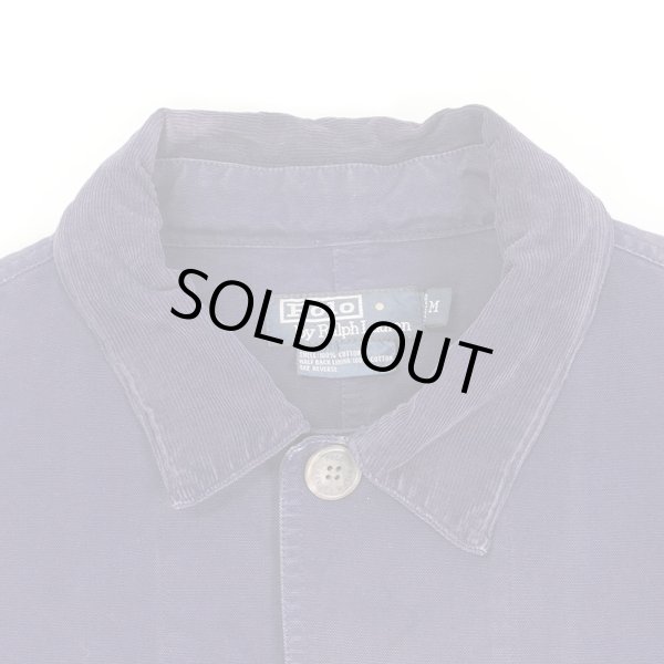 画像4: 90's Polo Ralph Lauren フィールドコート "FADE NAVY" (4)