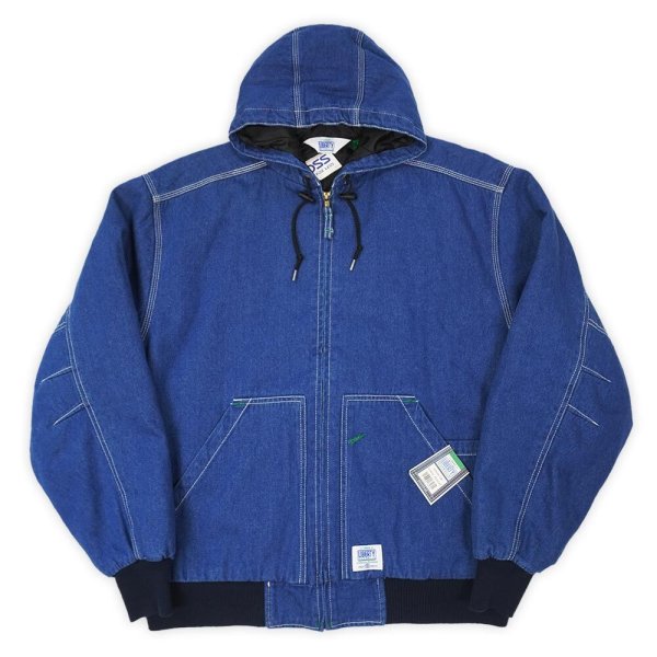 画像1: 00's LIBERTY OVERALLS デニムフーディージャケット "DEADSTOCK" (1)