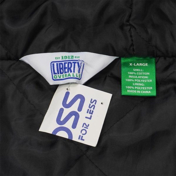 画像2: 00's LIBERTY OVERALLS デニムフーディージャケット "DEADSTOCK" (2)