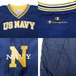 画像4: 90's Champion × US.NAVY ナイロンプルオーバー (4)