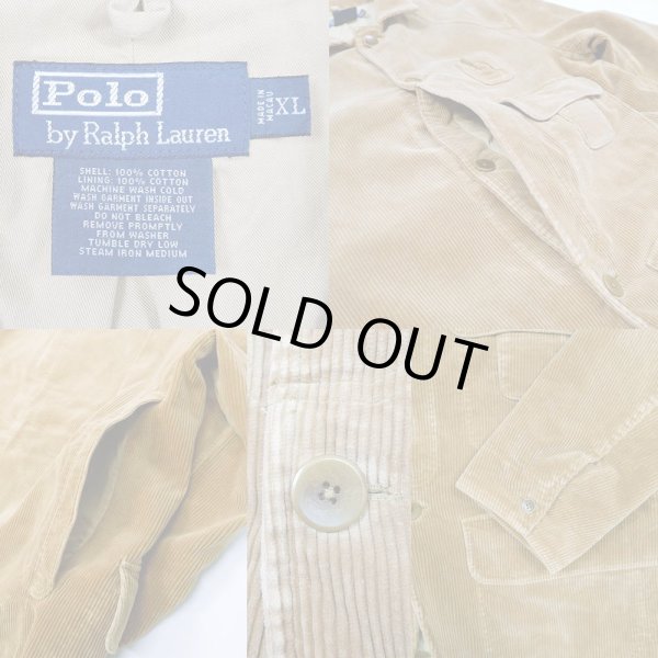 画像3: 90's Polo Ralph Lauren 太畝コーデュロイ ハンティングジャケット (3)
