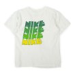 画像1: 70's NIKE 染み込みプリントTシャツ "4連ゴツナイキ / 他社ボディ" (1)