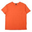 画像1: 90's Polo Ralph Lauren ロゴ刺繍 ポケットTシャツ "ORANGE" (1)