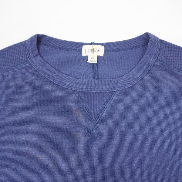 画像3: 00's J.CREW L/S コットンピケカットソー (3)