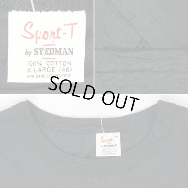 画像3: 80's STEDMAN ブランクTシャツ "DEADSTOCK / MADE IN USA / BLACK" (3)