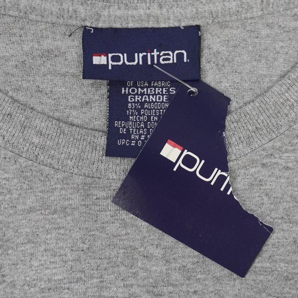 画像2: 90's Puritan L/S ブランクTシャツ "DEADSTOCK" (2)