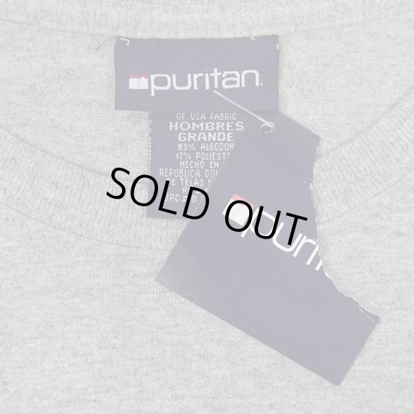 画像2: 90's Puritan L/S ブランクTシャツ "DEADSTOCK" (2)