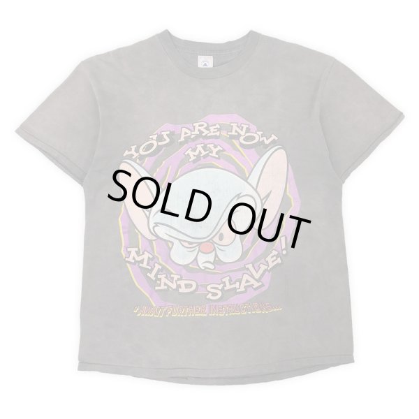 画像1: 90's Pinky and The Brain 両面プリントTシャツ "FABRIC MADE IN USA" (1)