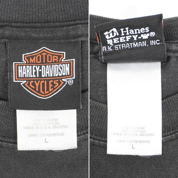 画像3: 00's HARLEY-DAVIDSON 両面プリントTシャツ "MADE IN USA" (3)